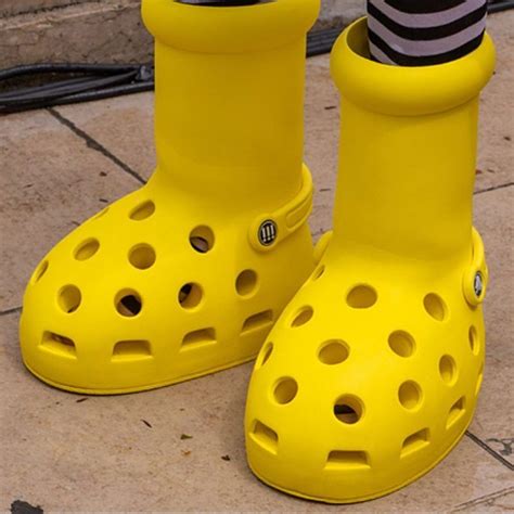 big yellow boots crocs
